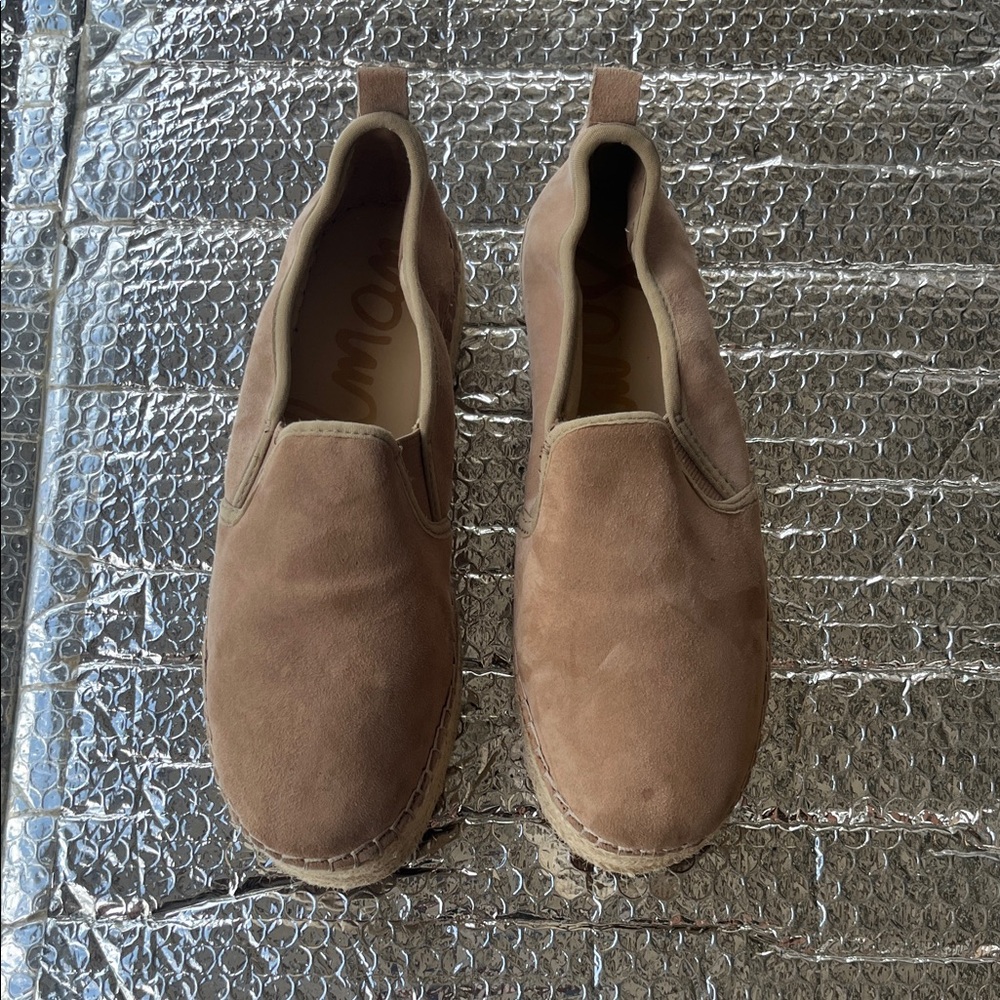 Sam Edelman Tan Slip-On Shoes